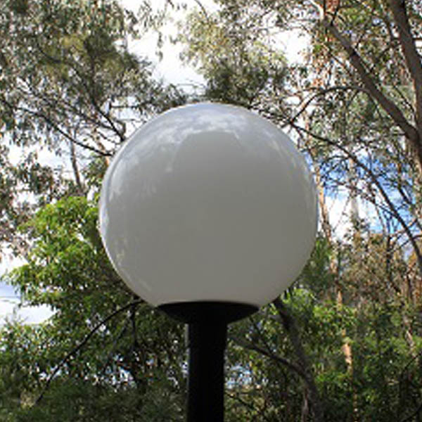Post Top Sphere Opal